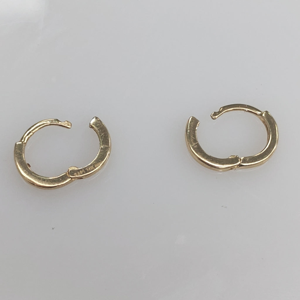 ARETES HUGGIE 14K 1.4 GR (NUEVO)