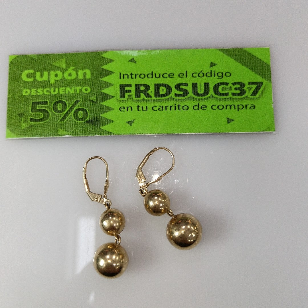 ARETES PAR ORO 10 K 4,90 GRMS (SEMINUEVO)