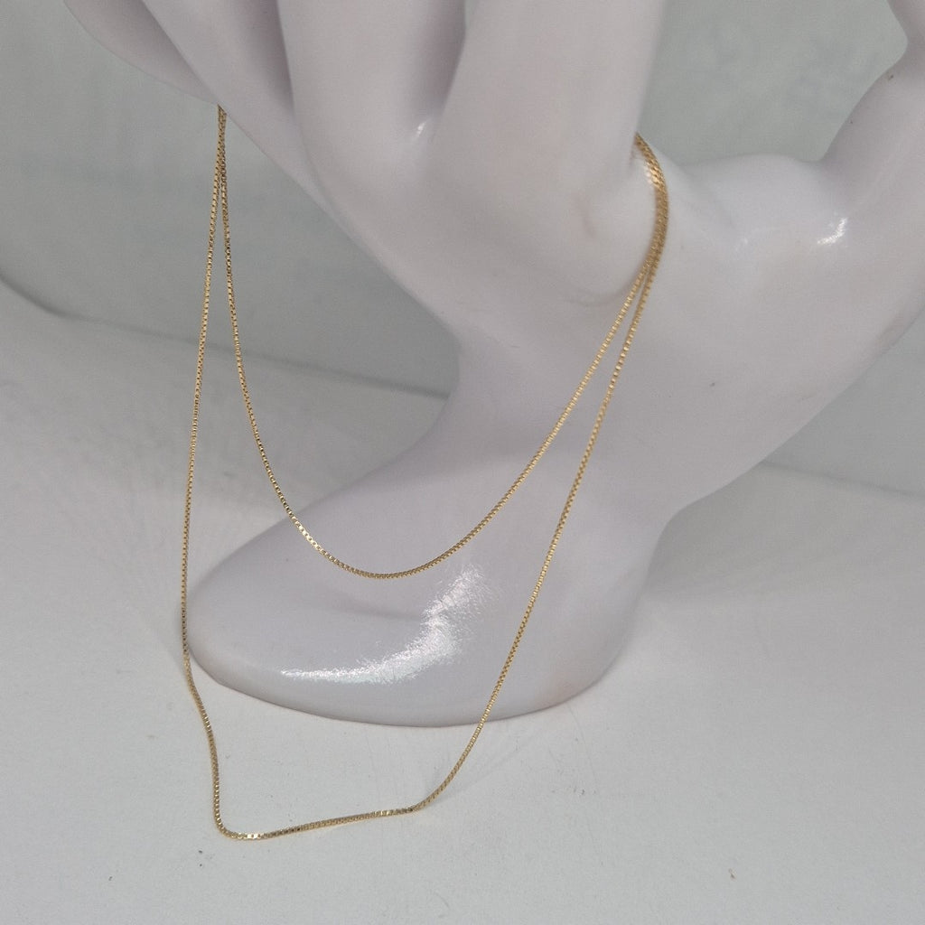 CADENA VENECIANO 14K 50 CM 1.5 GR (NUEVO)