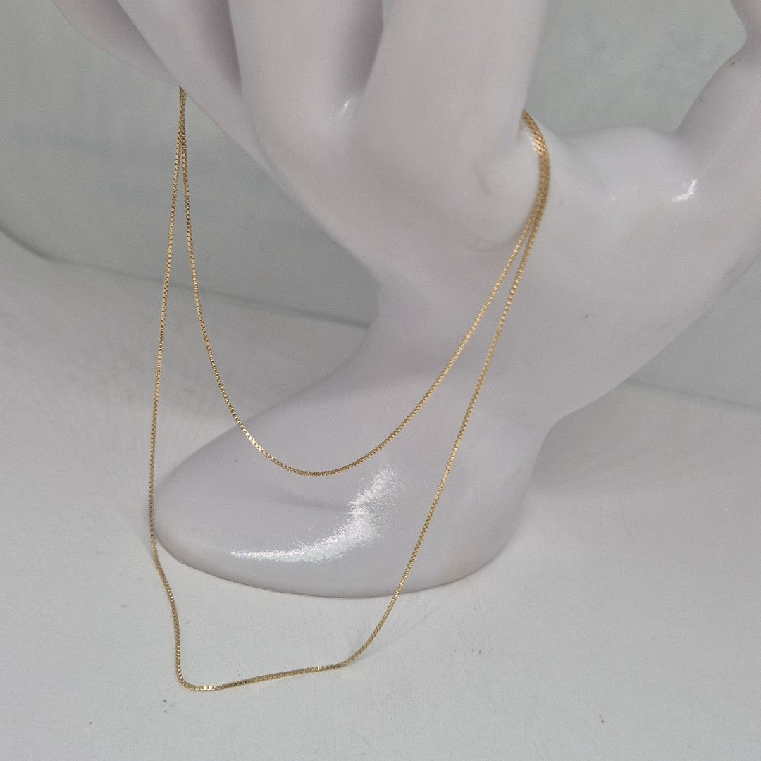 CADENA VENECIANO 14K 50 CM 1.5 GR (NUEVO)