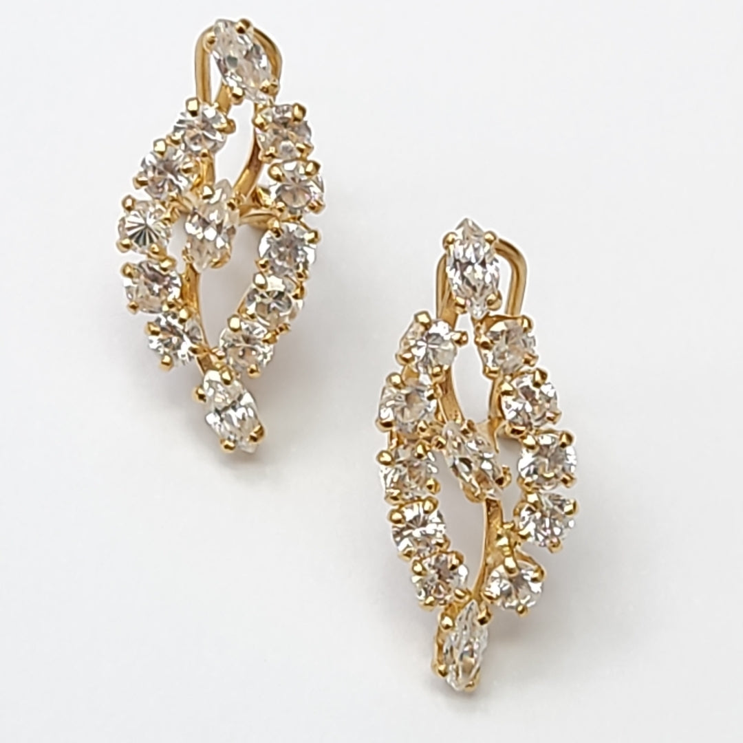 ARETES PAR ORO 14 K 4,20 GRMS (SEMINUEVO)