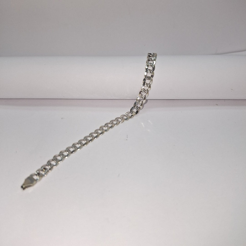 PULSERA ORO BLANCO 14 K 7.8 GRMS (SEMINUEVO)