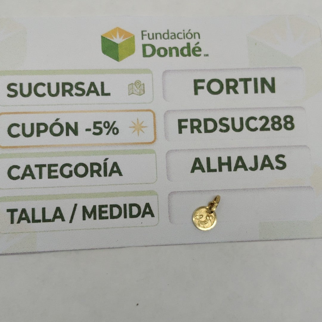 DIJE ORO 14 K 0,70 GRMS (SEMINUEVO)