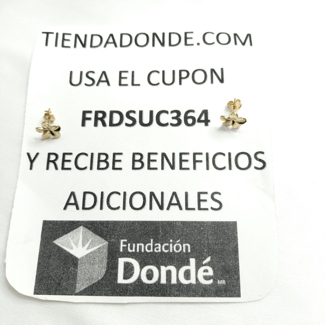 BROQUELES ORO 14K 1.6 (NUEVO)