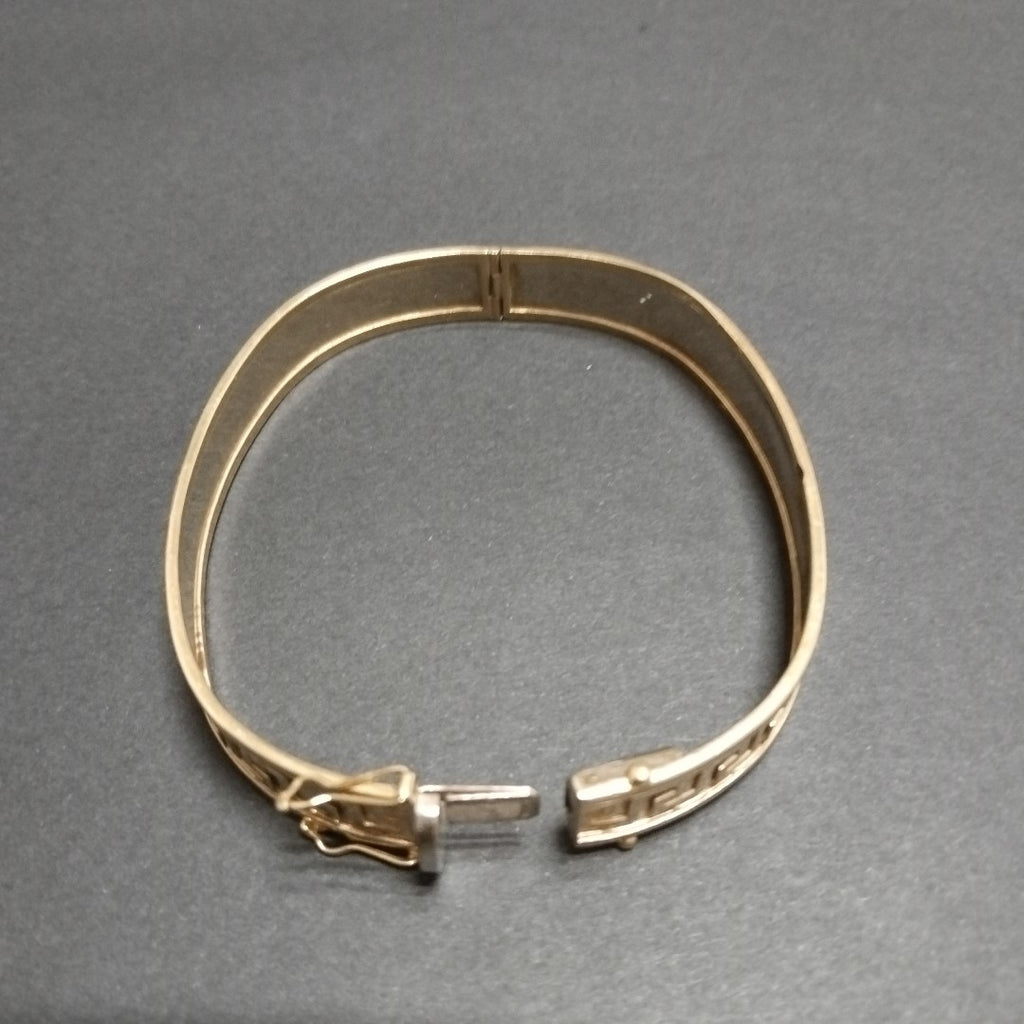 PULSERA RIGIDA ORO,ORO BLANCO 14 K 21,50 GRMS (SEMINUEVO)