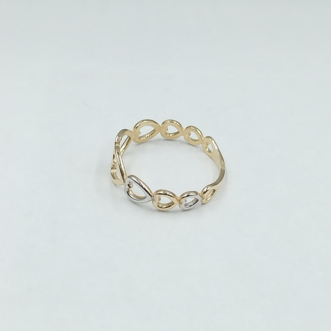 ANILLOS DAMA ORO 14K 2 (NUEVO)