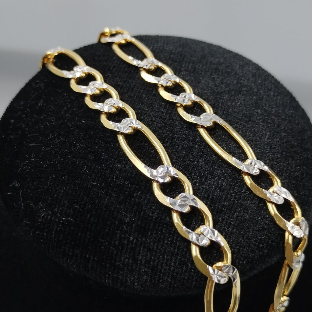 CADENAS CARTIER 3 1 DIAMANTADA ORO 14K 40.7 (NUEVO)