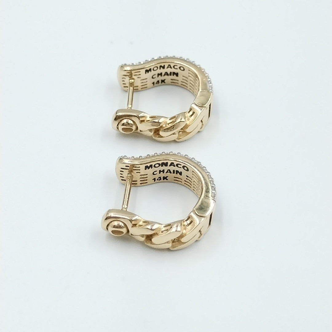 BROQUELES ORO 14K 4.8 (NUEVO)