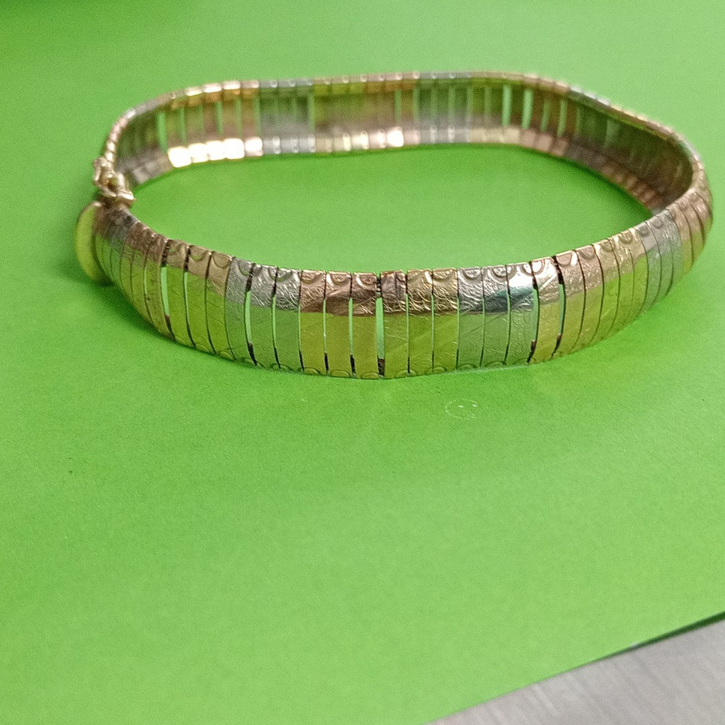 PULSERA ORO, ORO COMBINADO 10 K 16.8 GRMS (SEMINUEVO)
