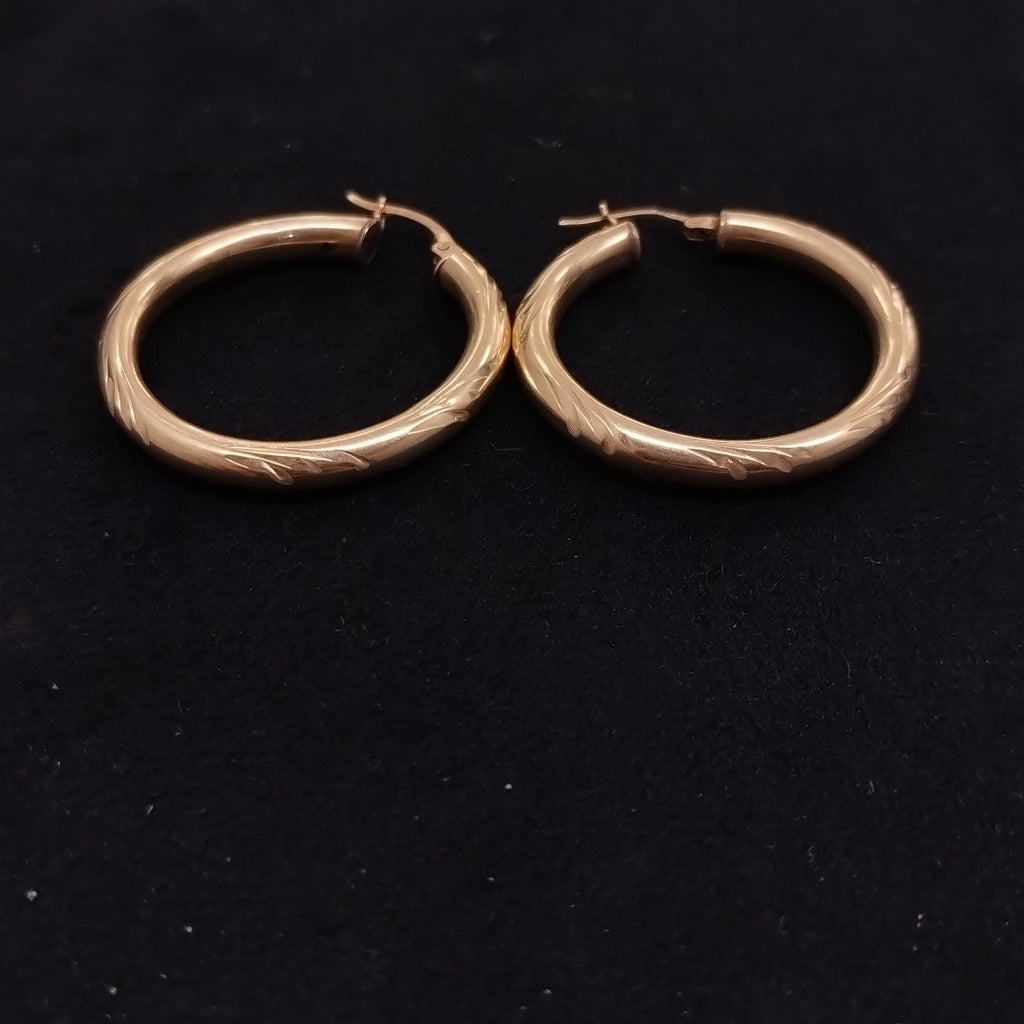 ARRACADAS PAR ORO 14 K 4.2 GRMS (SEMINUEVO)