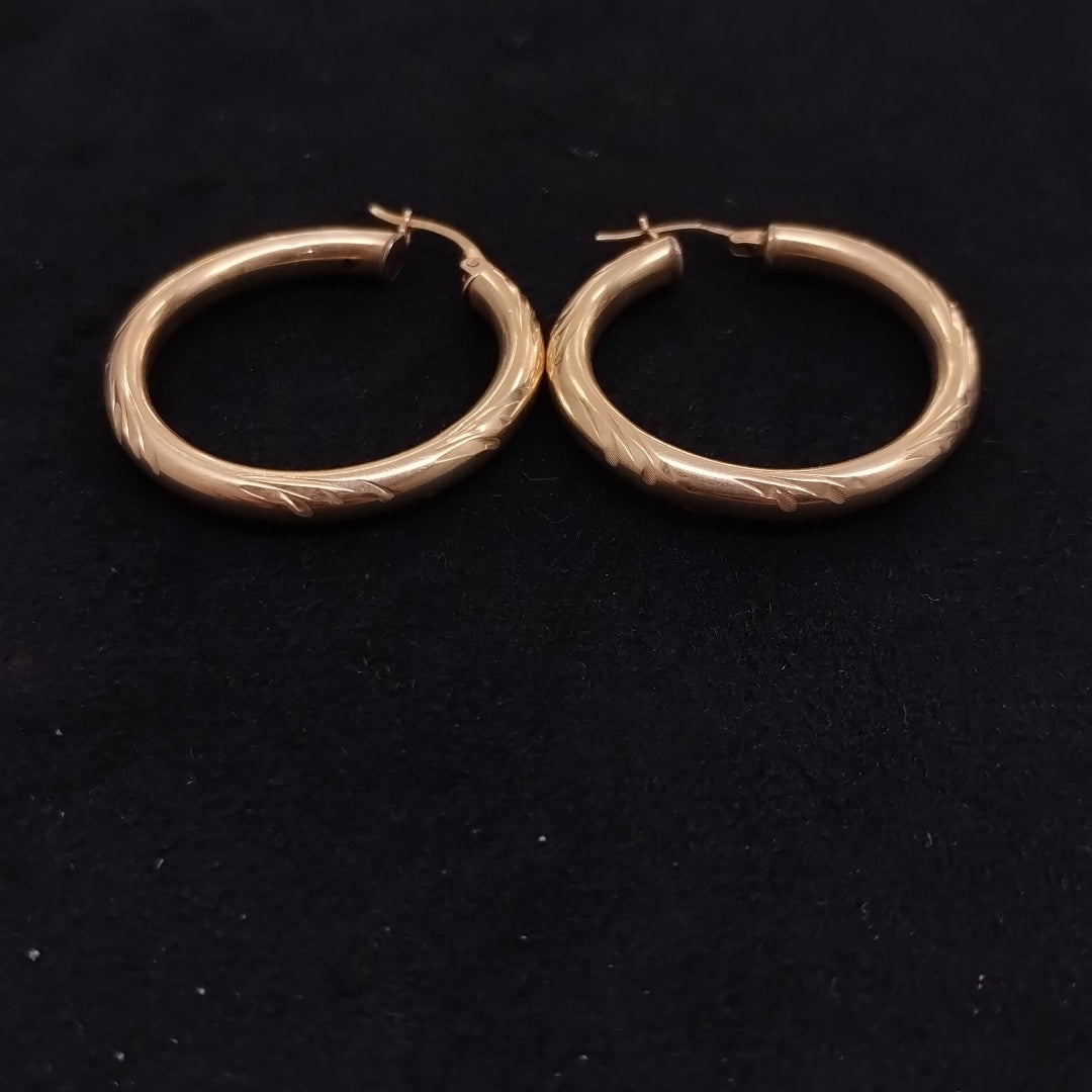 ARRACADAS PAR ORO 14 K 4.2 GRMS (SEMINUEVO)
