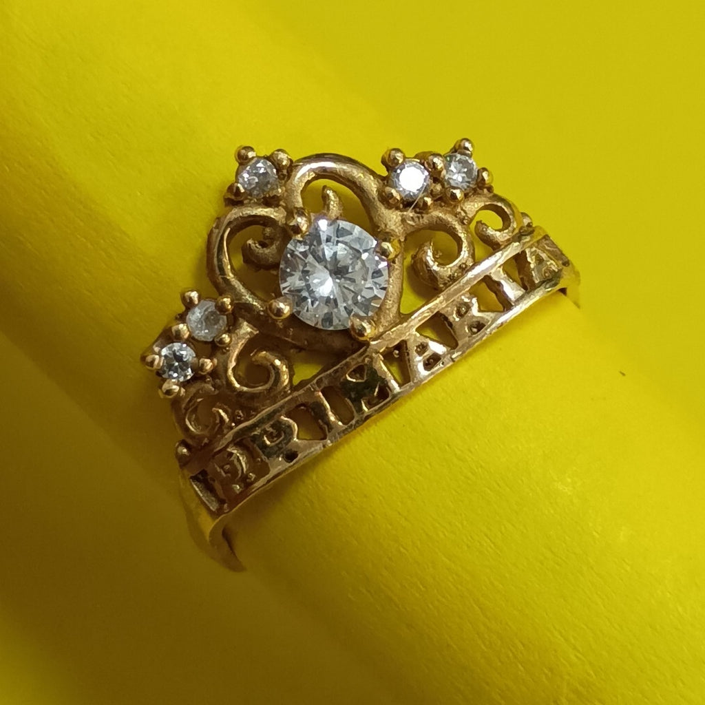 ANILLO ORO 10 K 1.7 GRMS (SEMINUEVO)
