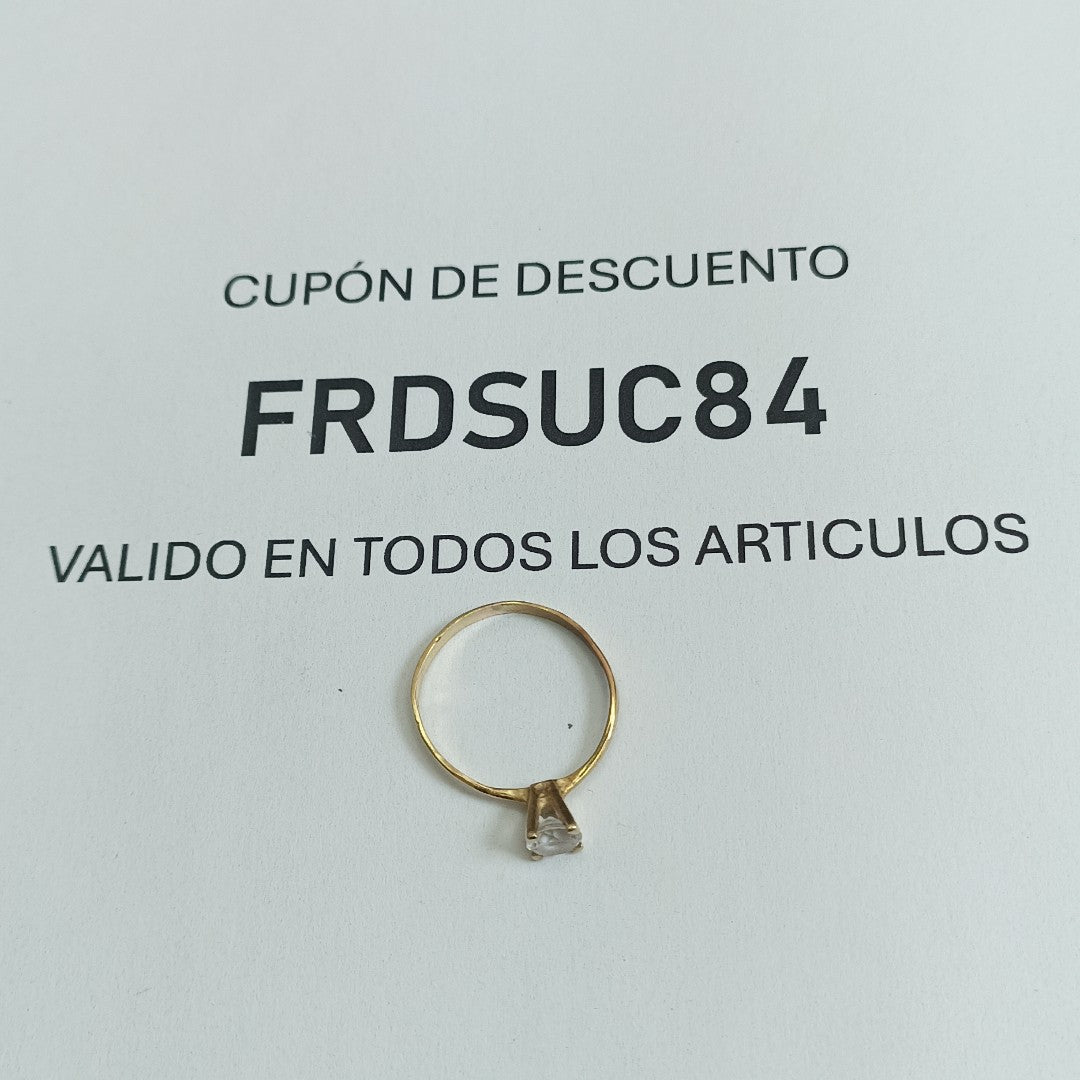 SOLITARIO ORO 8 K 1,20 GRMS (SEMINUEVO)