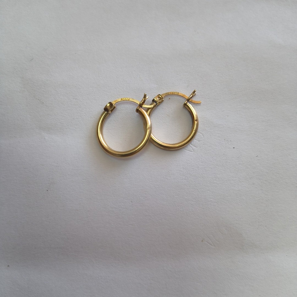 ARRACADAS PAR ORO 14 K 1.3 GRMS (SEMINUEVO)