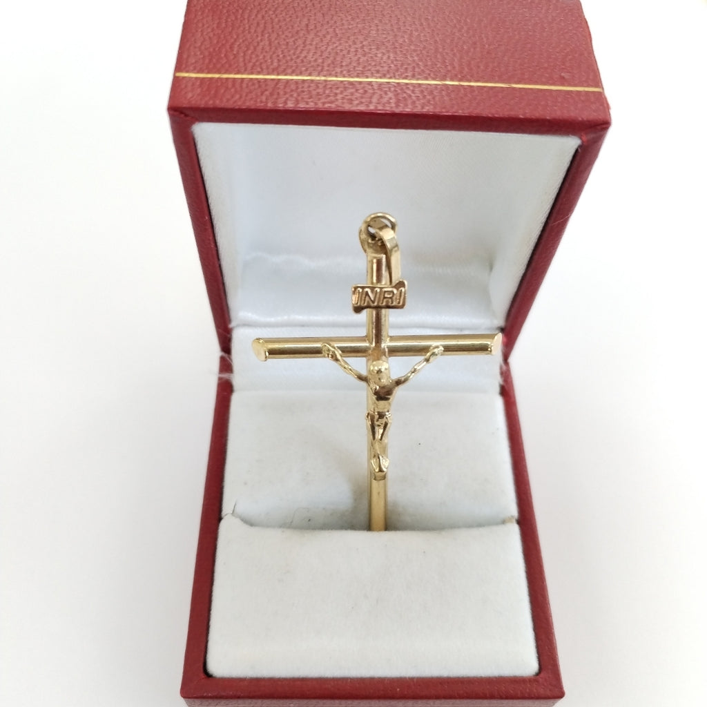 CRUCIFIJO ORO 10 K 2,20 GRMS (SEMINUEVO)