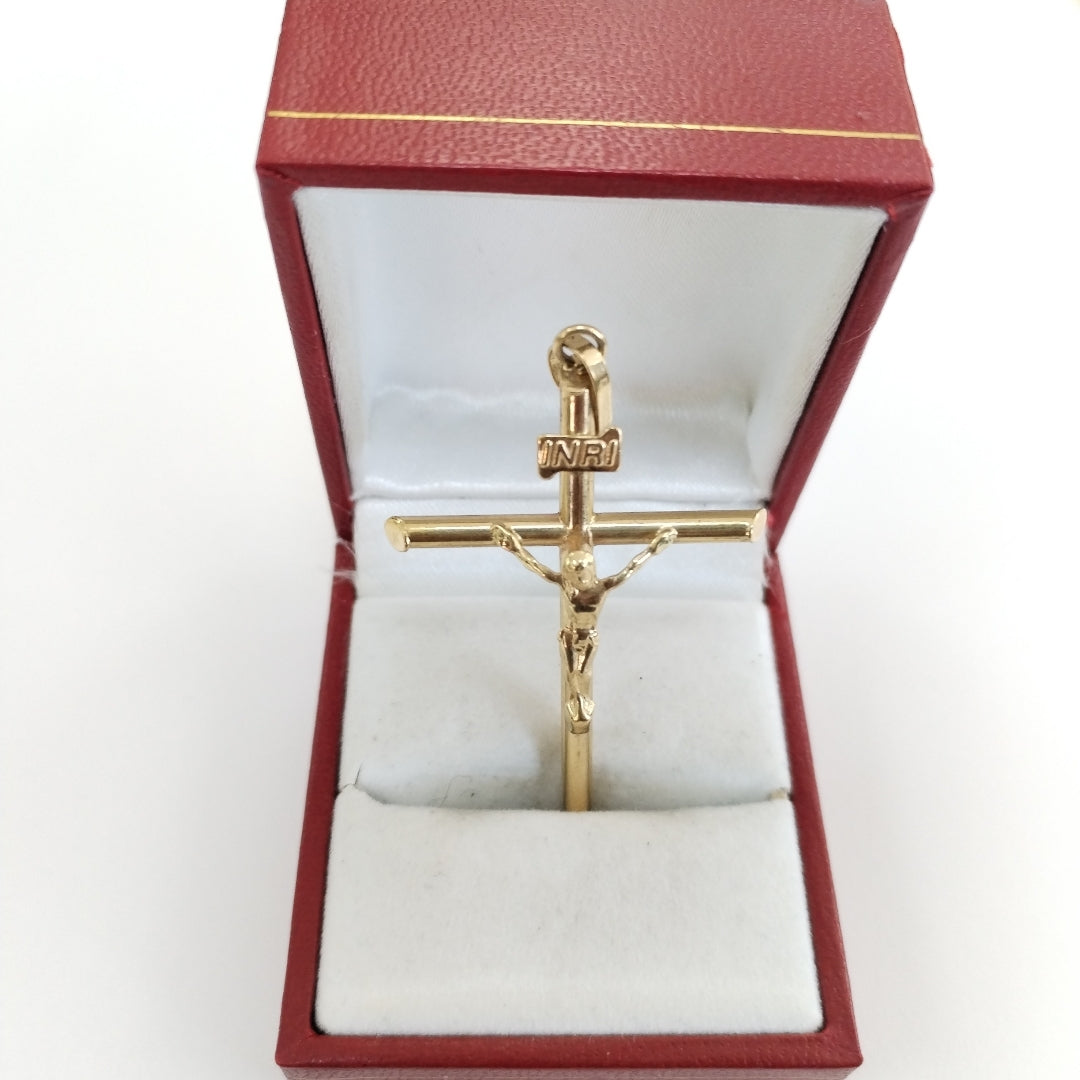 CRUCIFIJO ORO 10 K 2,20 GRMS (SEMINUEVO)