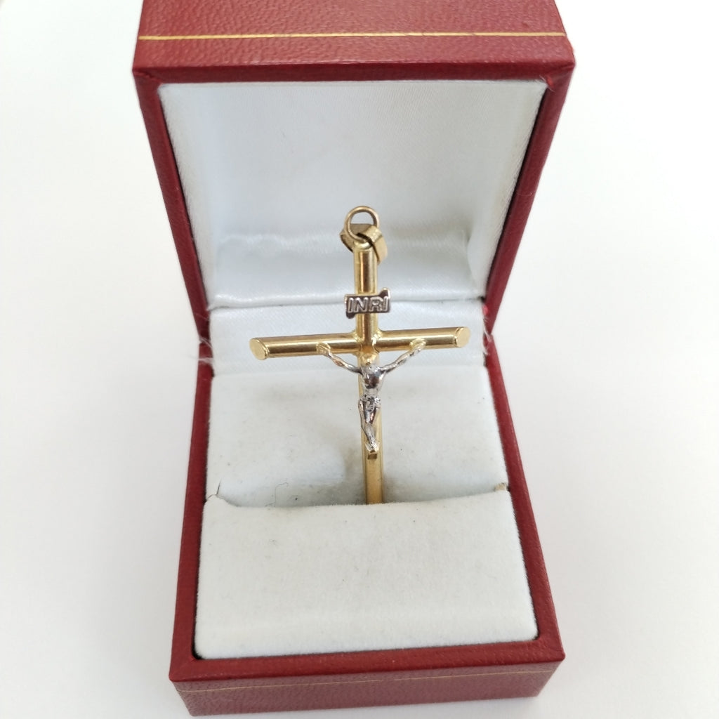 CRUCIFIJO ORO 10 K 1,80 GRMS (SEMINUEVO)