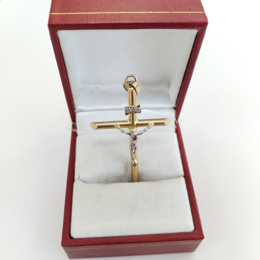 CRUCIFIJO ORO 10 K 1,80 GRMS (SEMINUEVO)