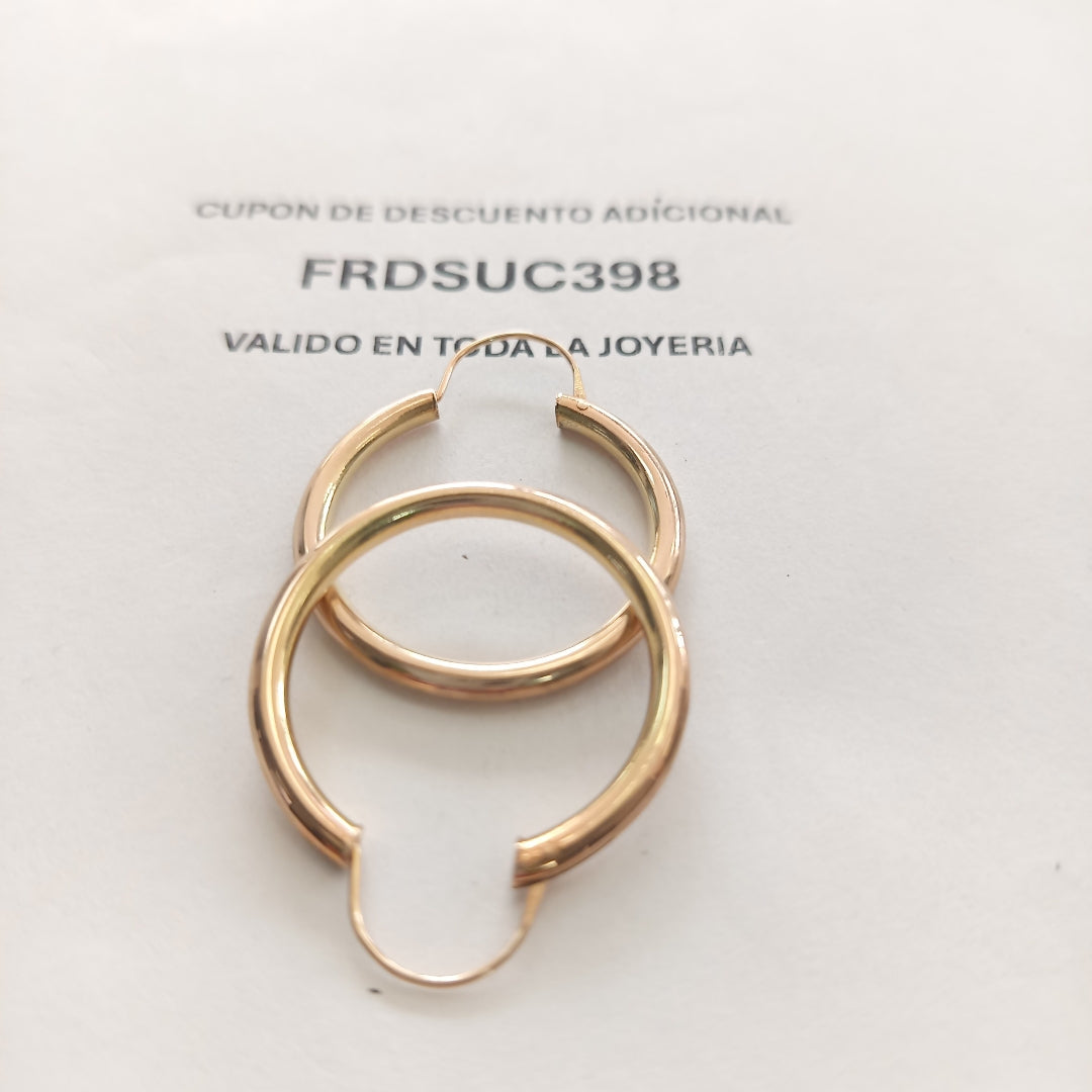 ARRACADAS PAR ORO 10 K 2,40 GRMS (SEMINUEVO)