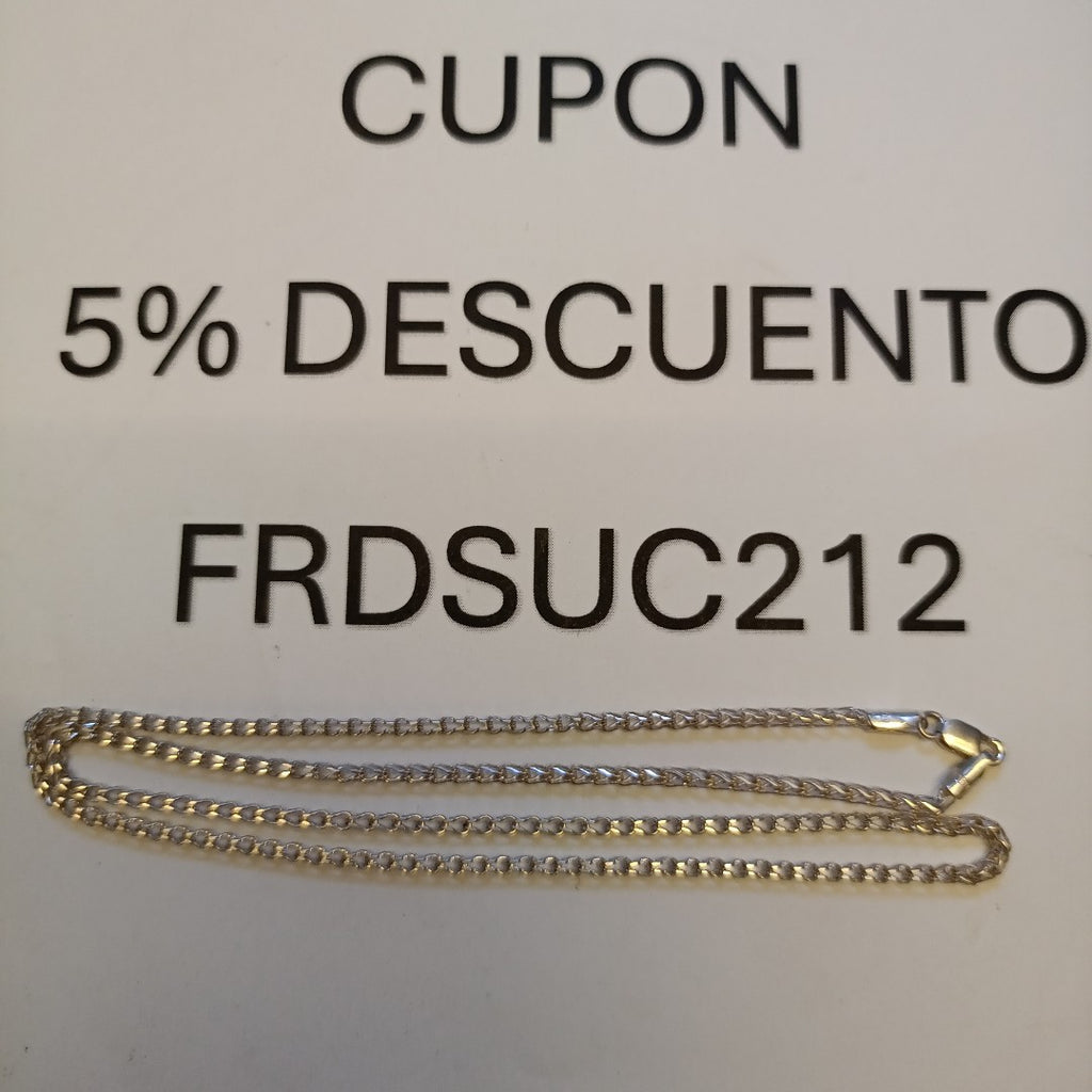 CADENA PLATA 3,90 GRMS (SEMINUEVO)