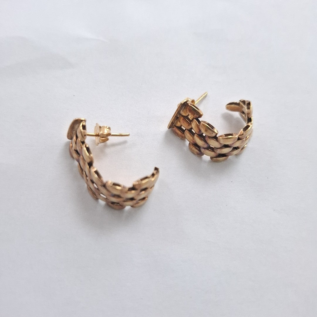 ARETES PAR ORO 14 K 5,90 GRMS (SEMINUEVO)