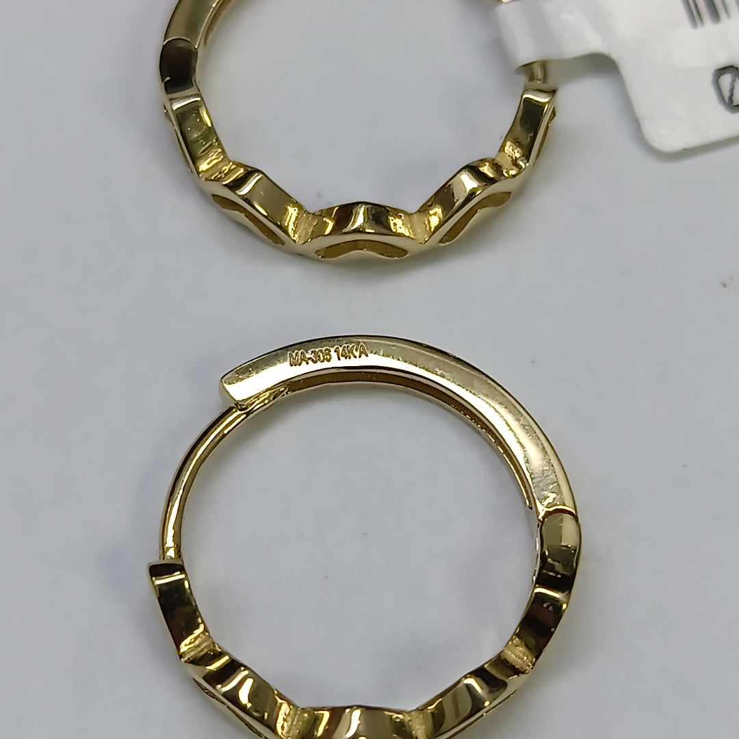 HUGGIES ORO 14K 1.4 (NUEVO)