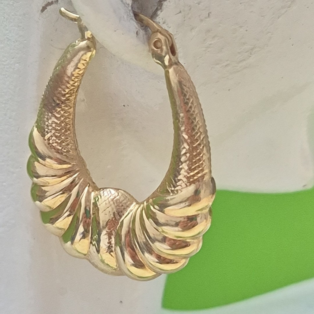 ARRACADAS PAR ORO 14 K 3,00 GRMS (SEMINUEVO)