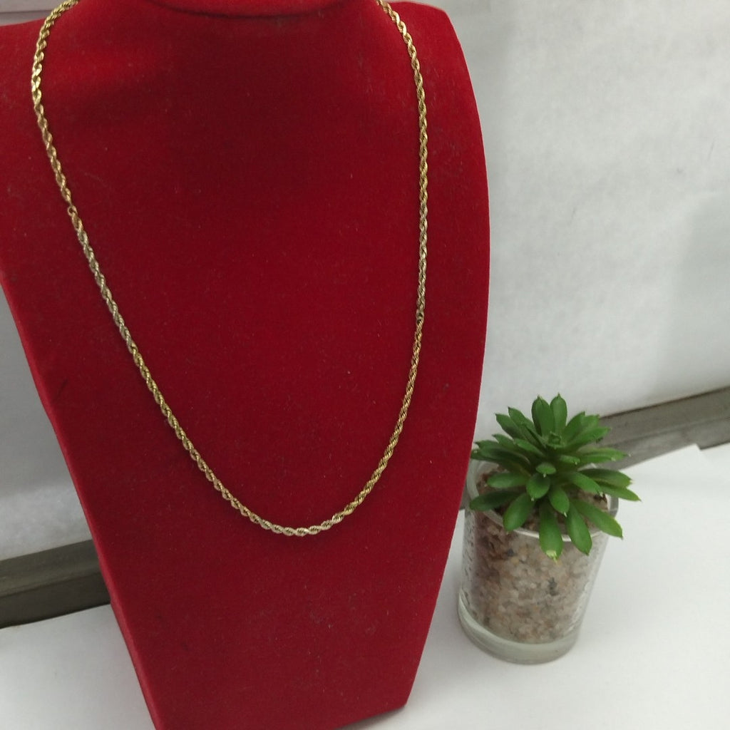 CADENA ORO, ORO COMBINADO 14 K 5.8 GRMS (SEMINUEVO)
