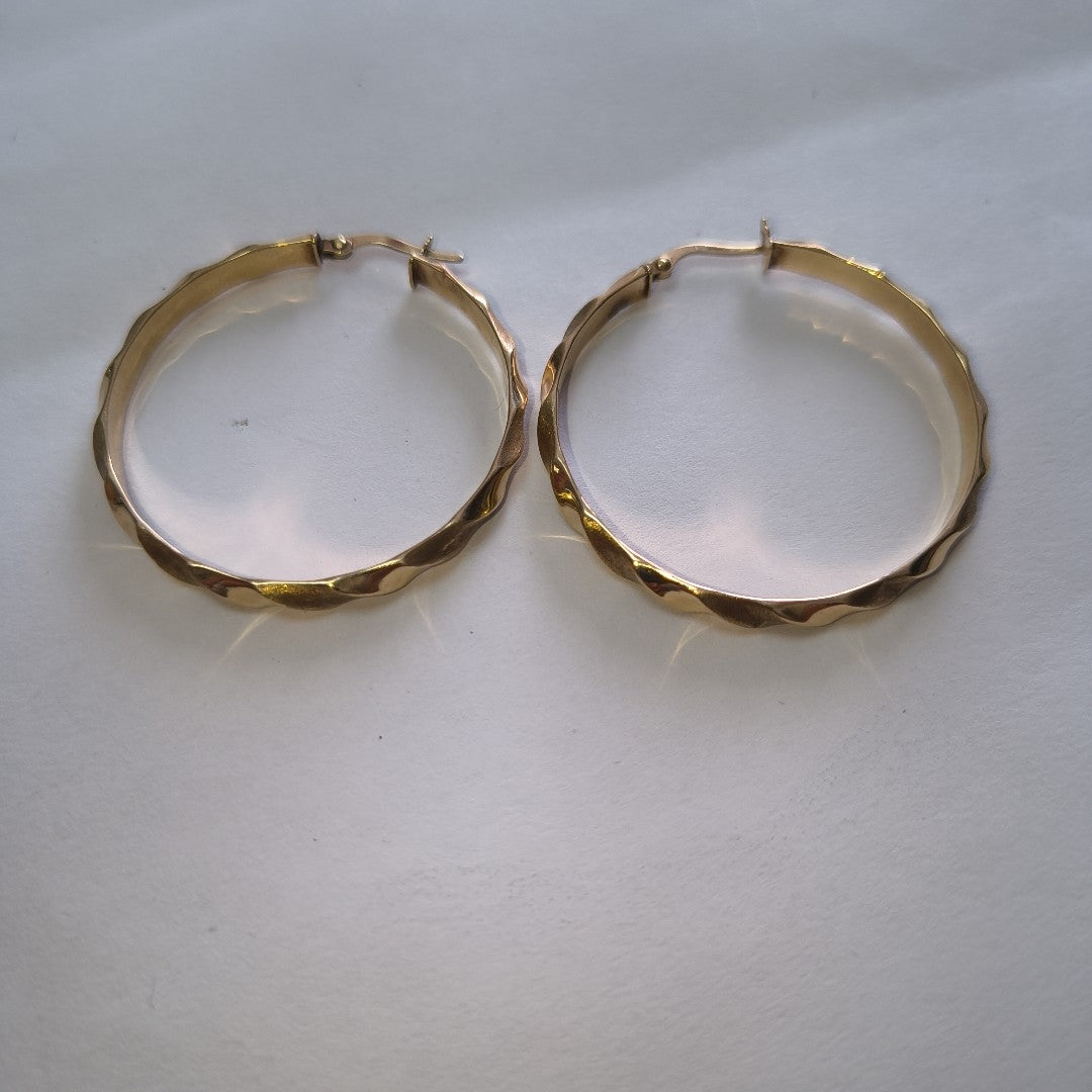 ARRACADAS PAR ORO 10 K 2.4 GRMS (SEMINUEVO)