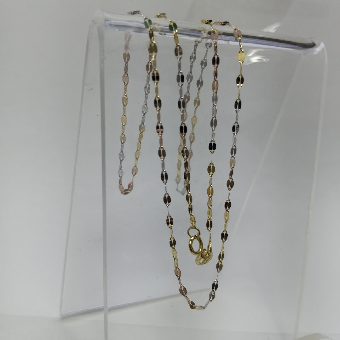 CADENA ORO COMBINADO 10 K 1 GRMS (SEMINUEVO)