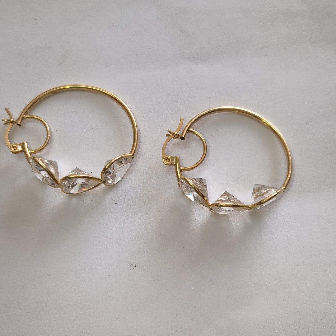ARETES PAR ORO 14 K 7.1 GRMS (SEMINUEVO)