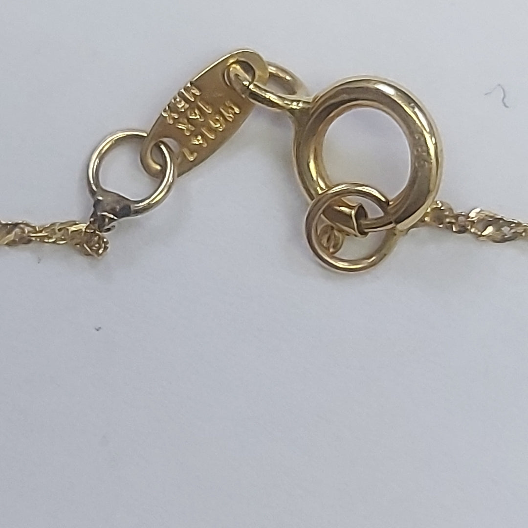 GARGANTILLA ORO 14 K 0.9 GRMS (SEMINUEVO)