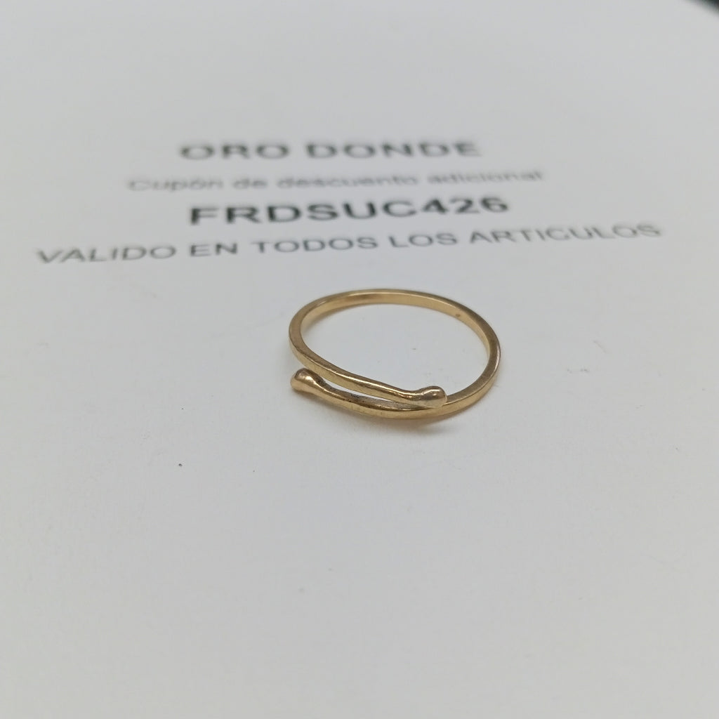 ANILLITO ORO 10 K 1.2 GRMS (SEMINUEVO)