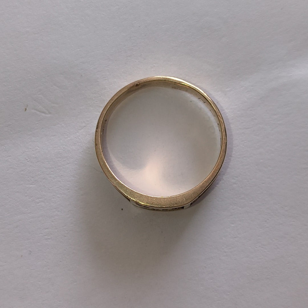 ANILLO DE GRADUACIÓN ORO 8 K 3.4 GRMS (SEMINUEVO)