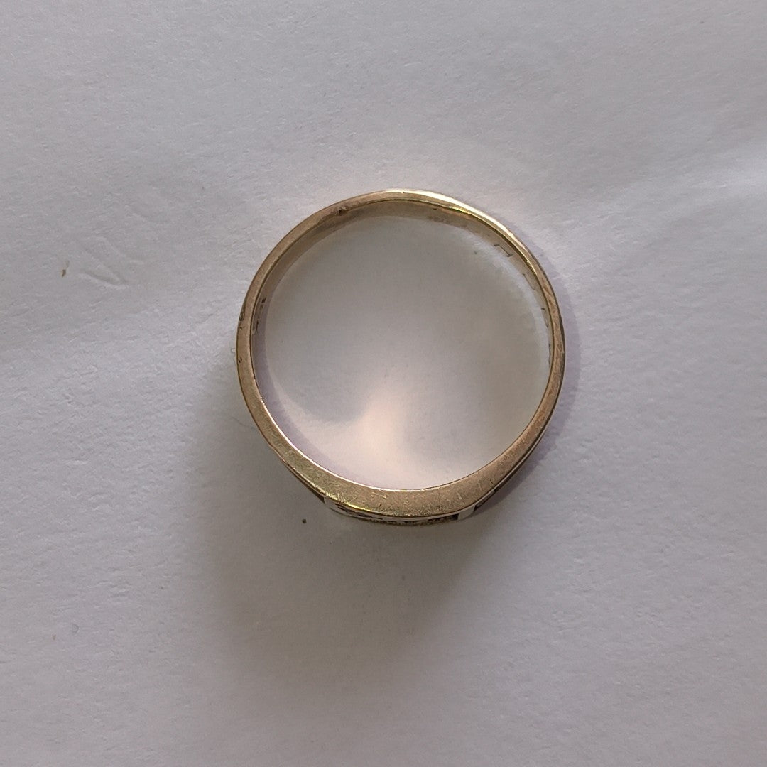 ANILLO DE GRADUACIÓN ORO 8 K 3.4 GRMS (SEMINUEVO)