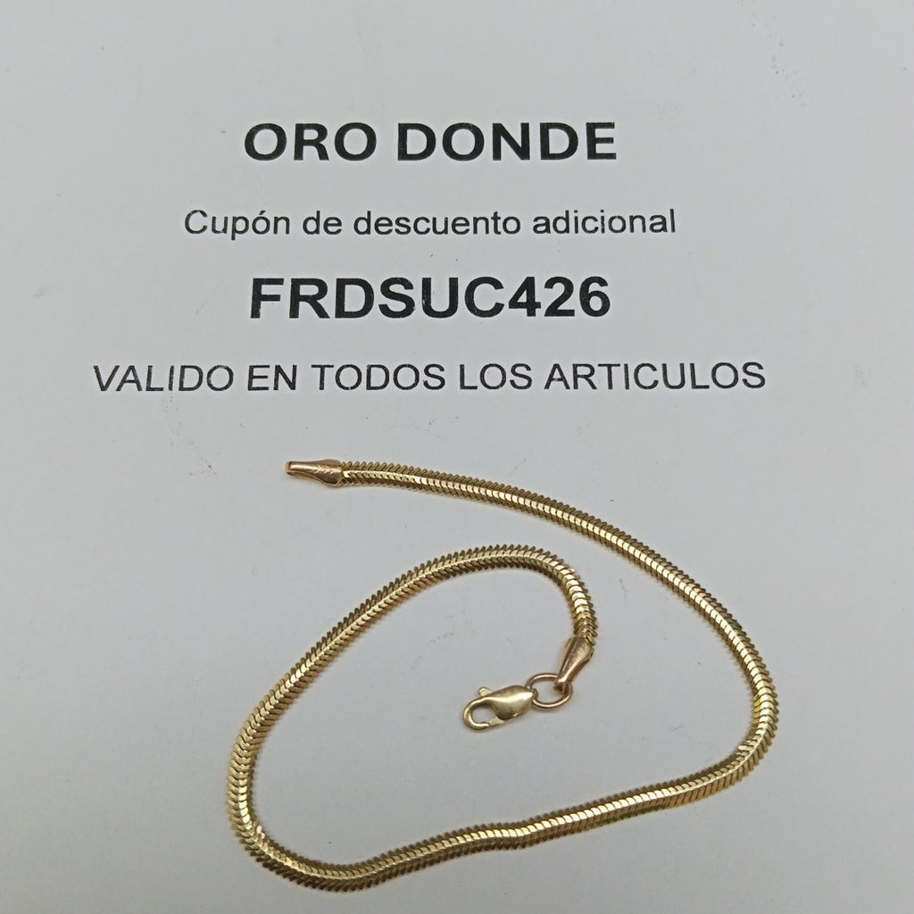 PULSERA ORO 14 K 2.3 GRMS (SEMINUEVO)
