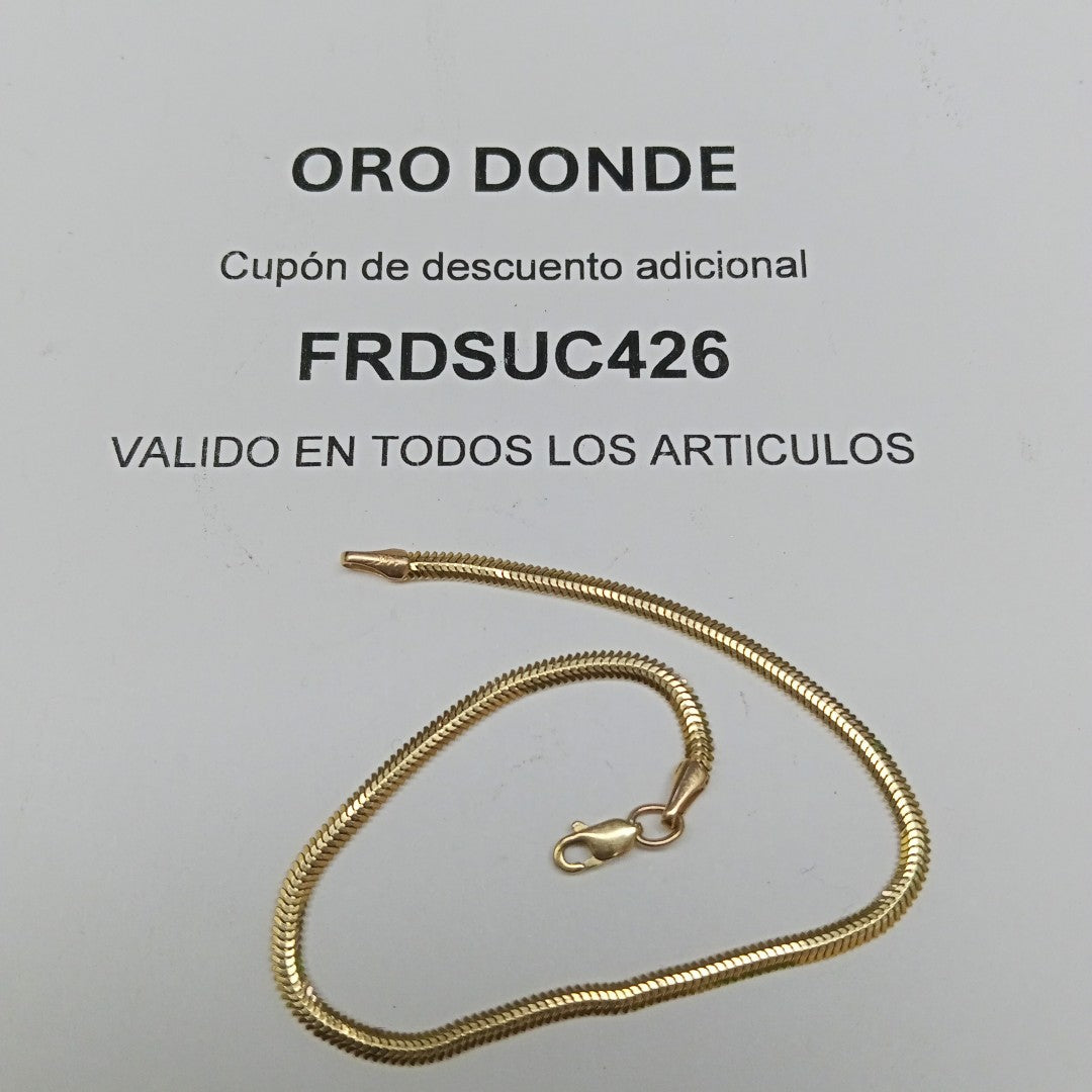 PULSERA ORO 14 K 2.3 GRMS (SEMINUEVO)