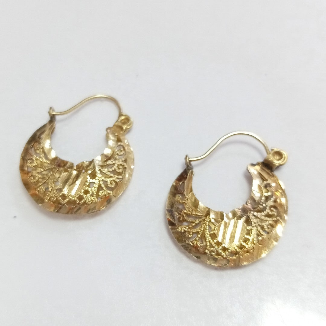 ARRACADAS PAR ORO 10 K 1,80 GRMS (SEMINUEVO)