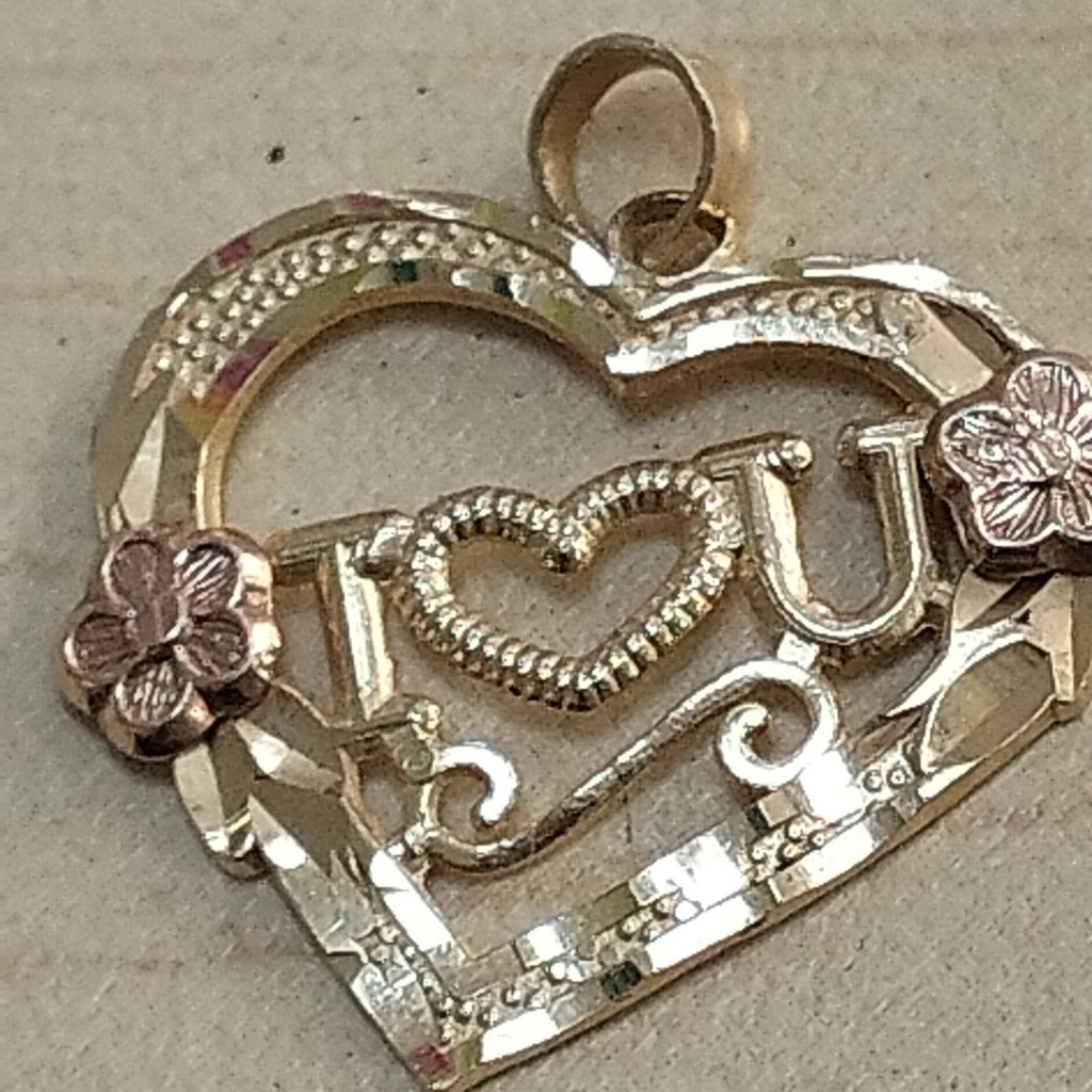 DIJE ORO COMBINADO 14 K 1,40 GRMS (SEMINUEVO)