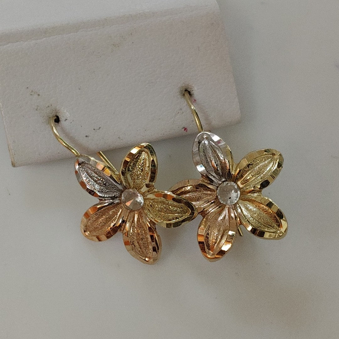 ARETES PAR ORO 14 K 1.5 GRMS (SEMINUEVO)