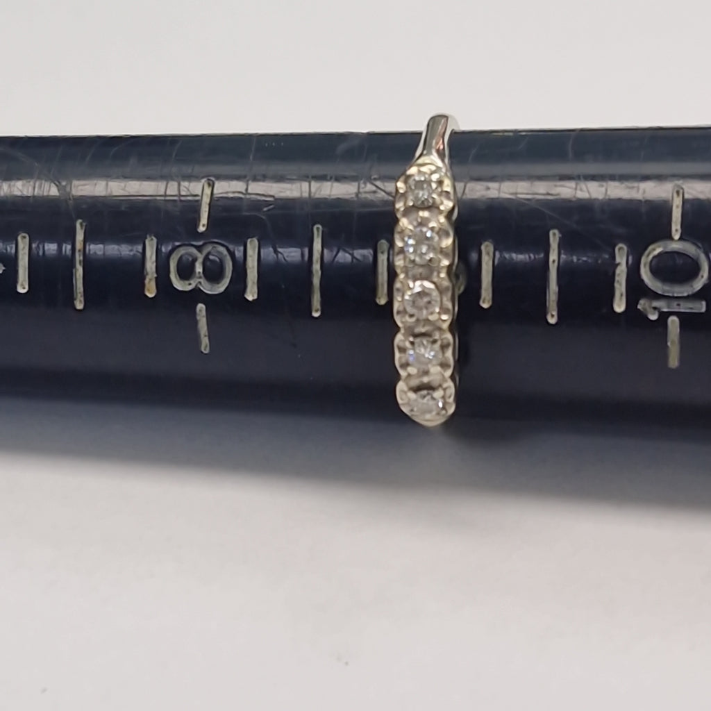 ANILLITO ORO BLANCO 14 K 2.1 GRMS (SEMINUEVO)