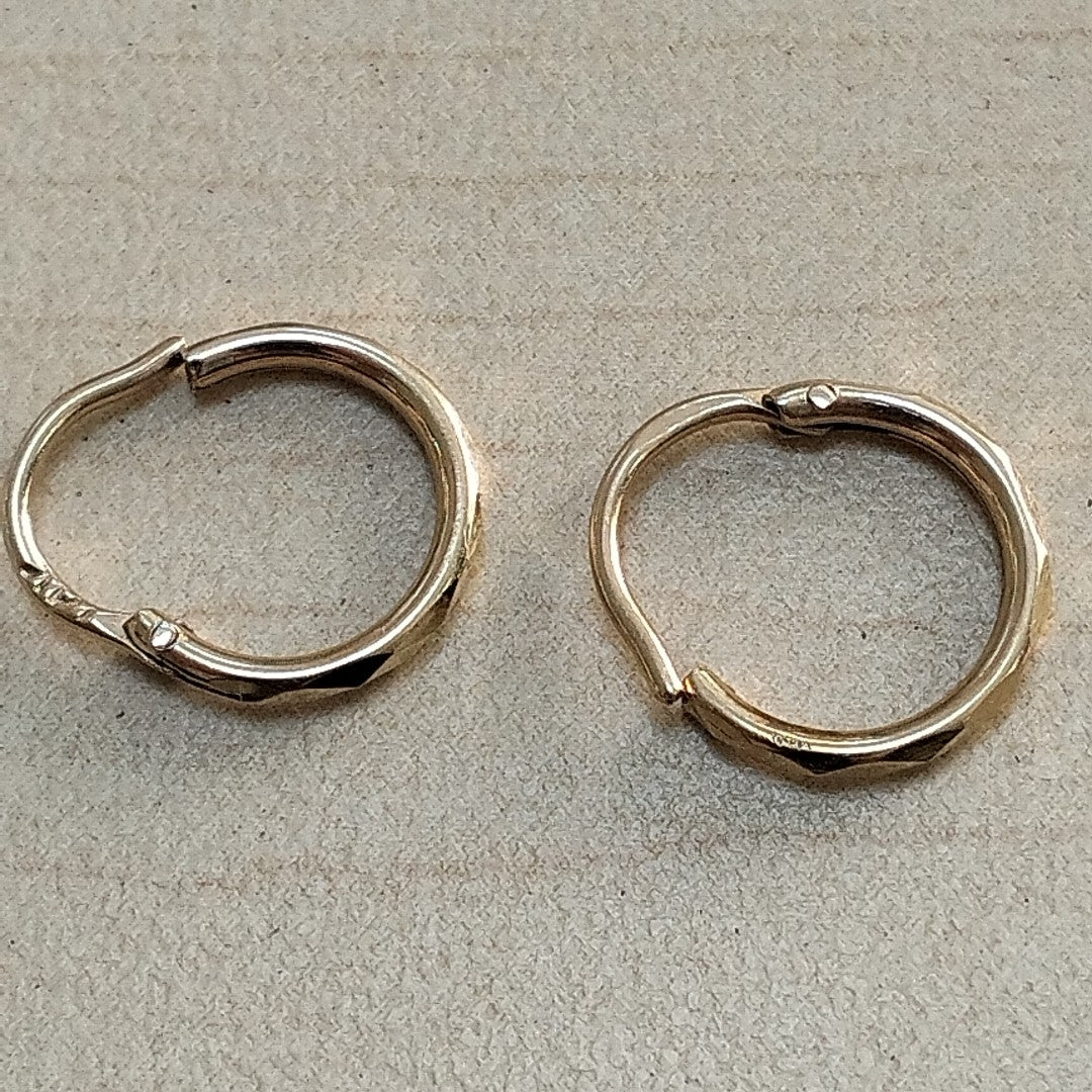 ARRACADAS PAR ORO 14 K 0.7 GRMS (SEMINUEVO)