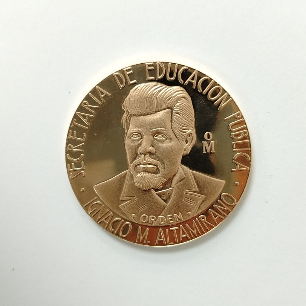 MEDALLA CONMEMORATIVA ORO 21 K 42,00 GRMS (SEMINUEVO)