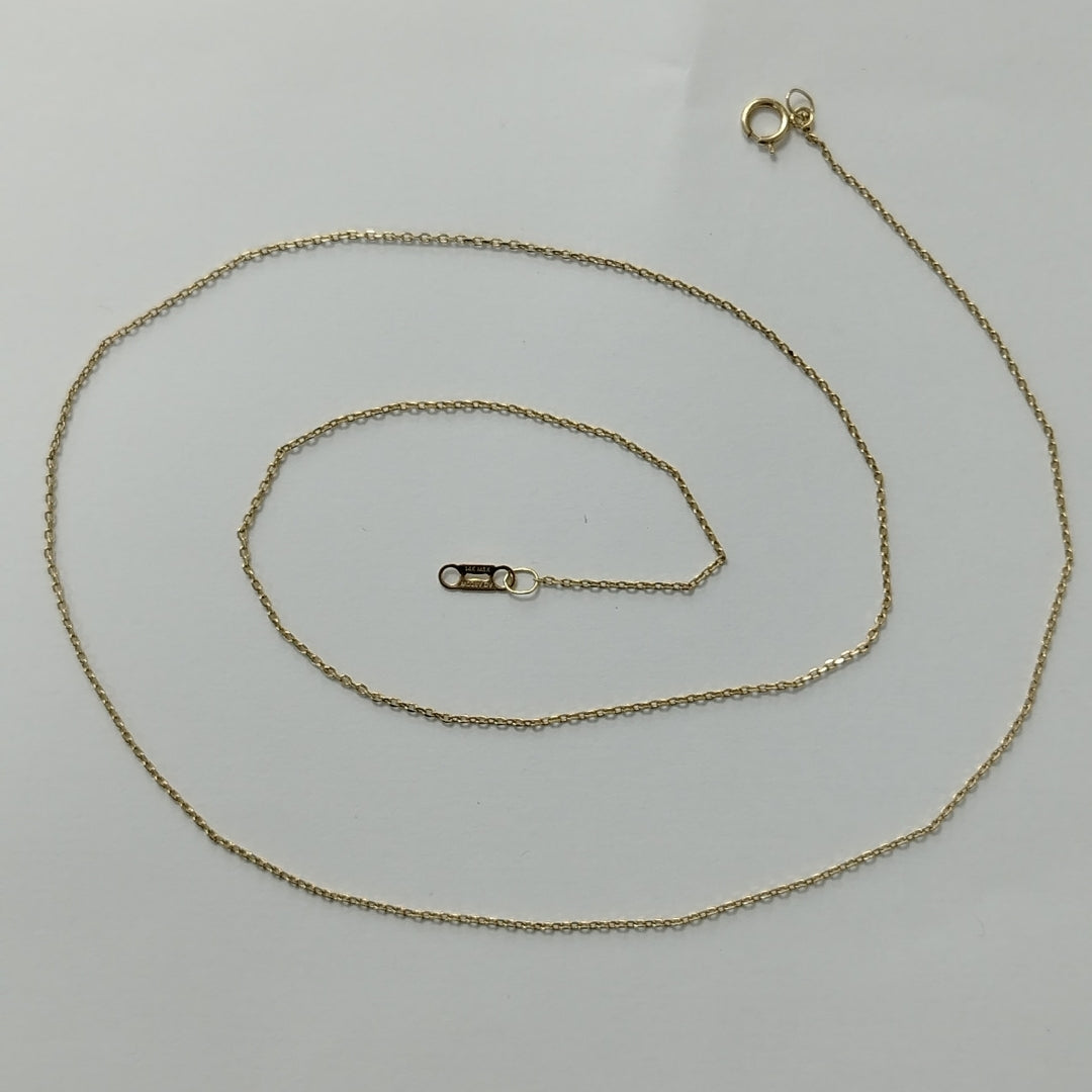 CADENA ORO 14 K 1,80 GRMS (SEMINUEVO)