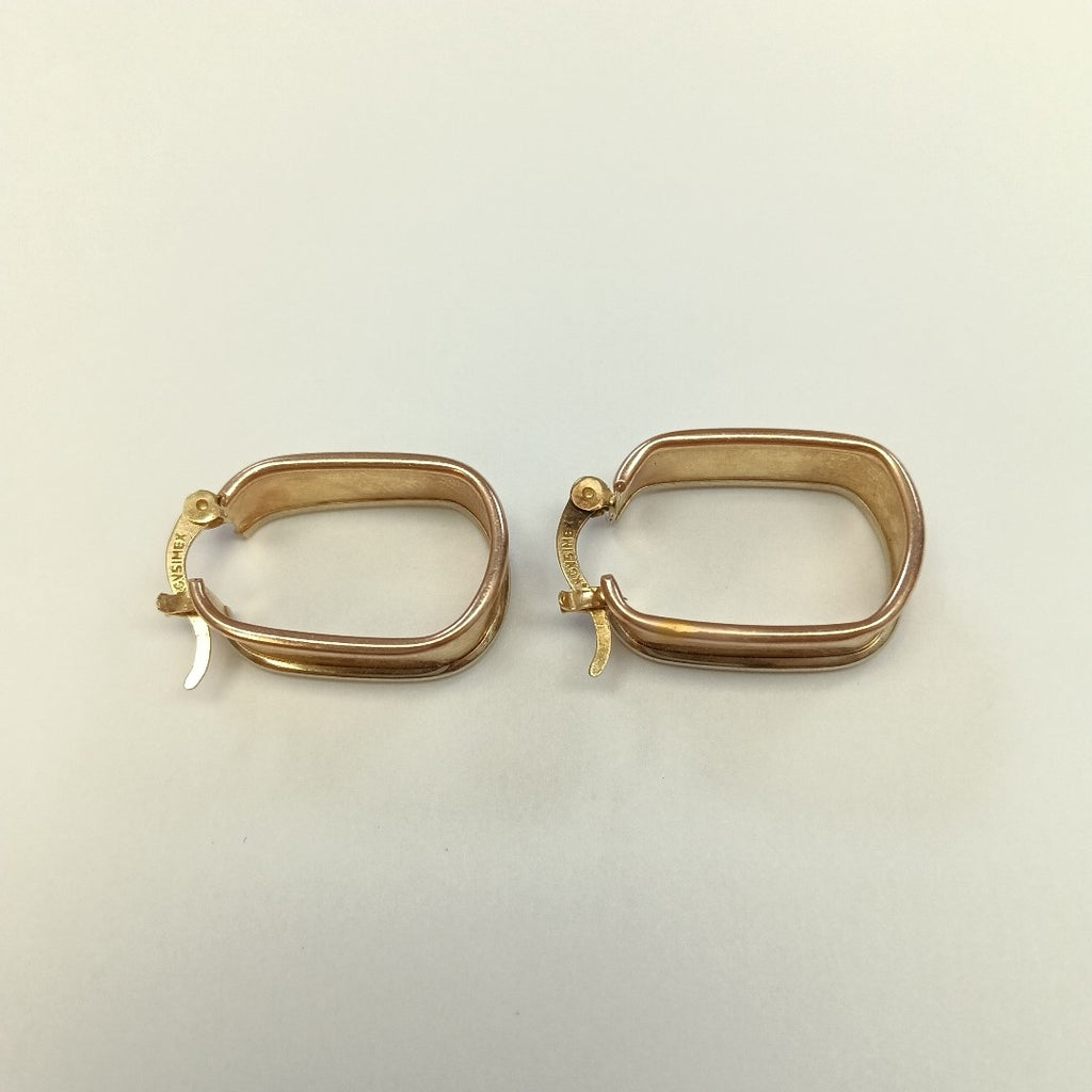 ARRACADAS PAR ORO,ORO COMBINADO 14 K 3,50 GRMS (SEMINUEVO)