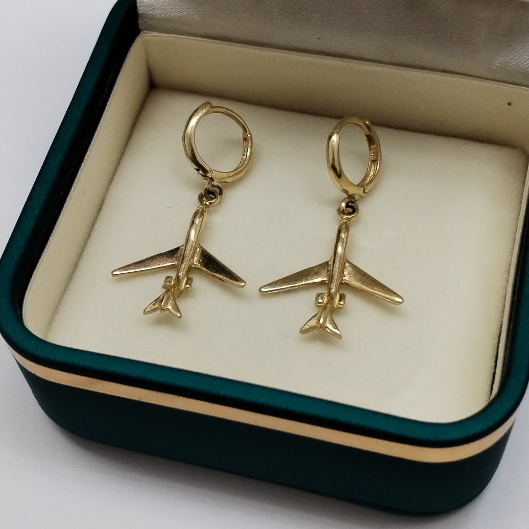 ARETES PAR ORO 14 K 4.6 GRMS (SEMINUEVO)