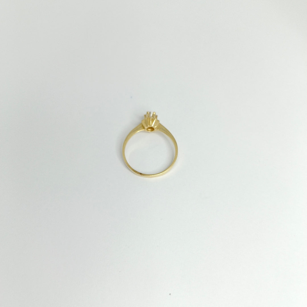 SOLITARIO ORO 14 K 2.4 GRMS (SEMINUEVO)