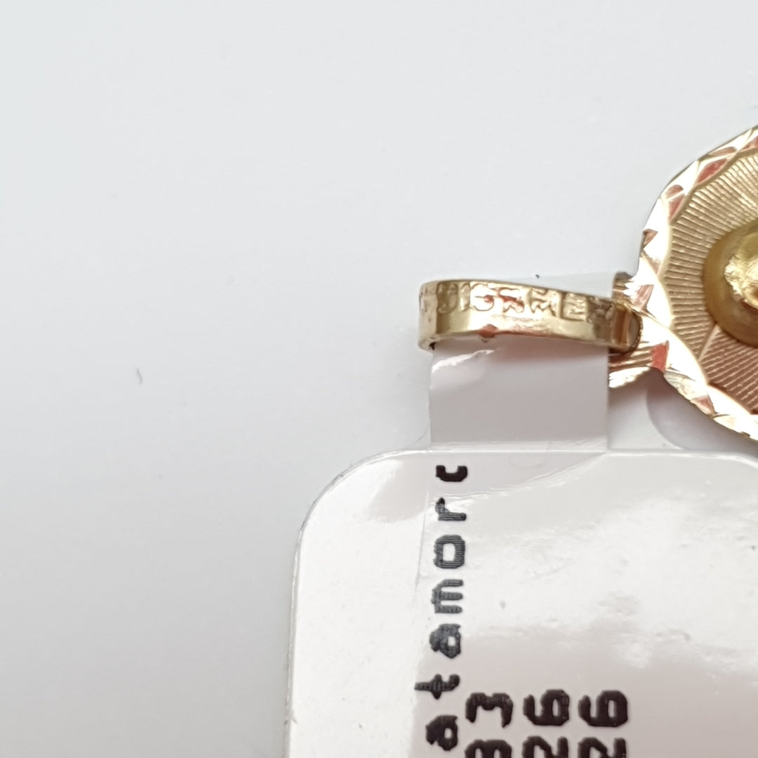 MEDALLA RELIGIOSA ORO 10 K 0,90 GRMS (SEMINUEVO)