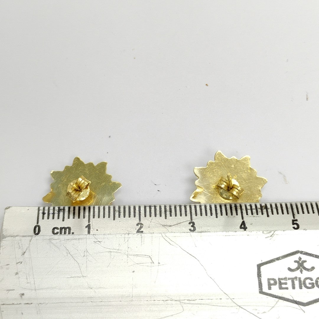 BROQUELES PAR ORO 14 K 1,80 GRMS (SEMINUEVO)