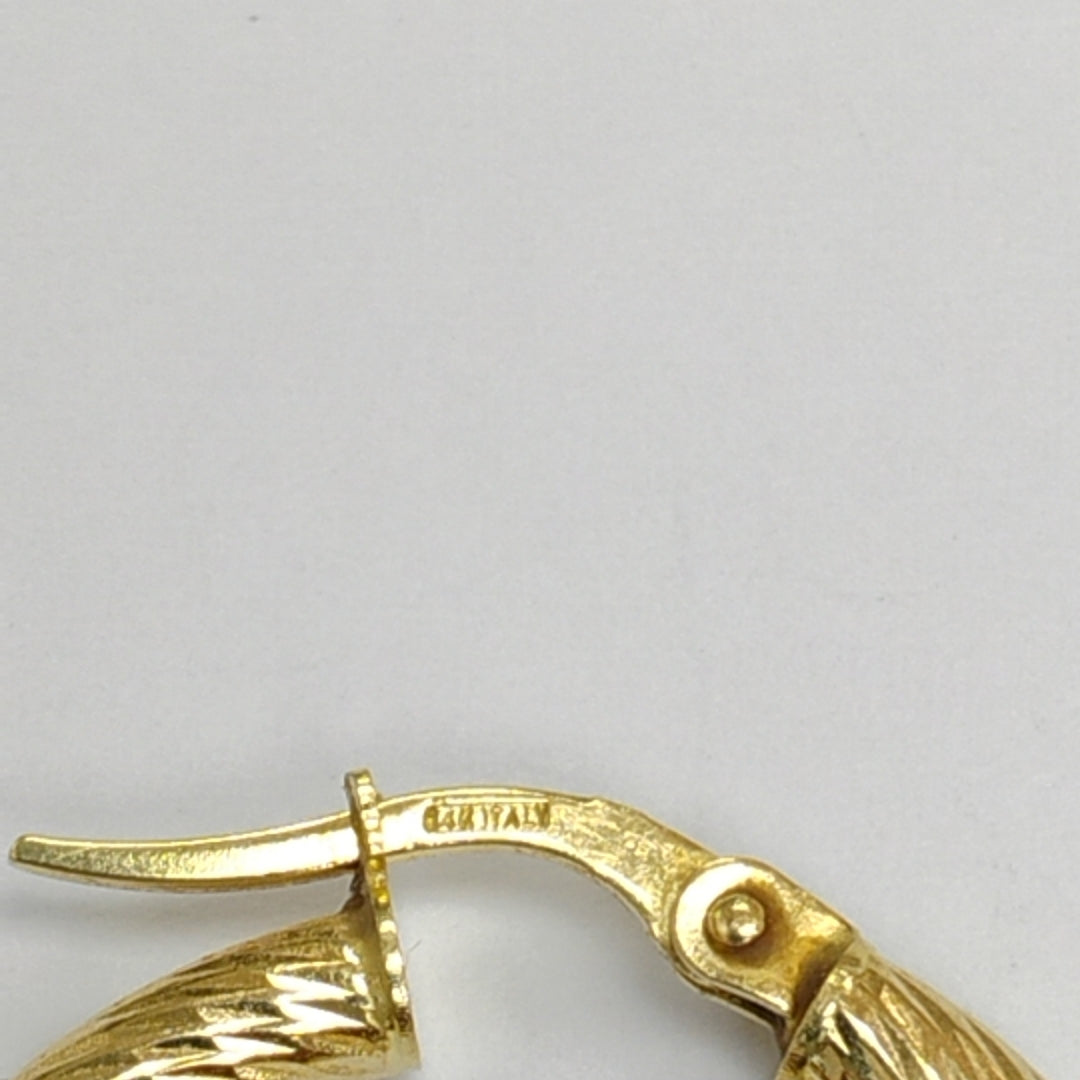ARRACADAS PAR ORO 14 K 2 GRMS (SEMINUEVO)